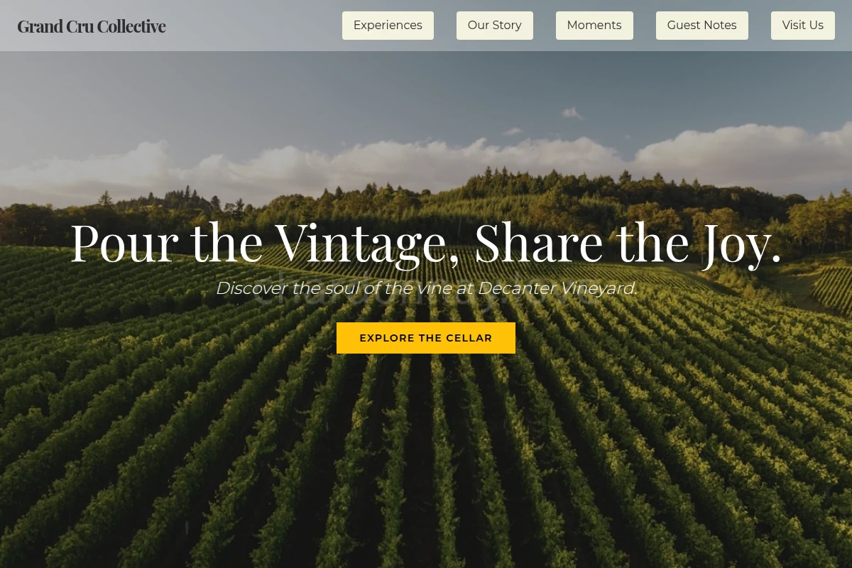 Decanter Vineyard