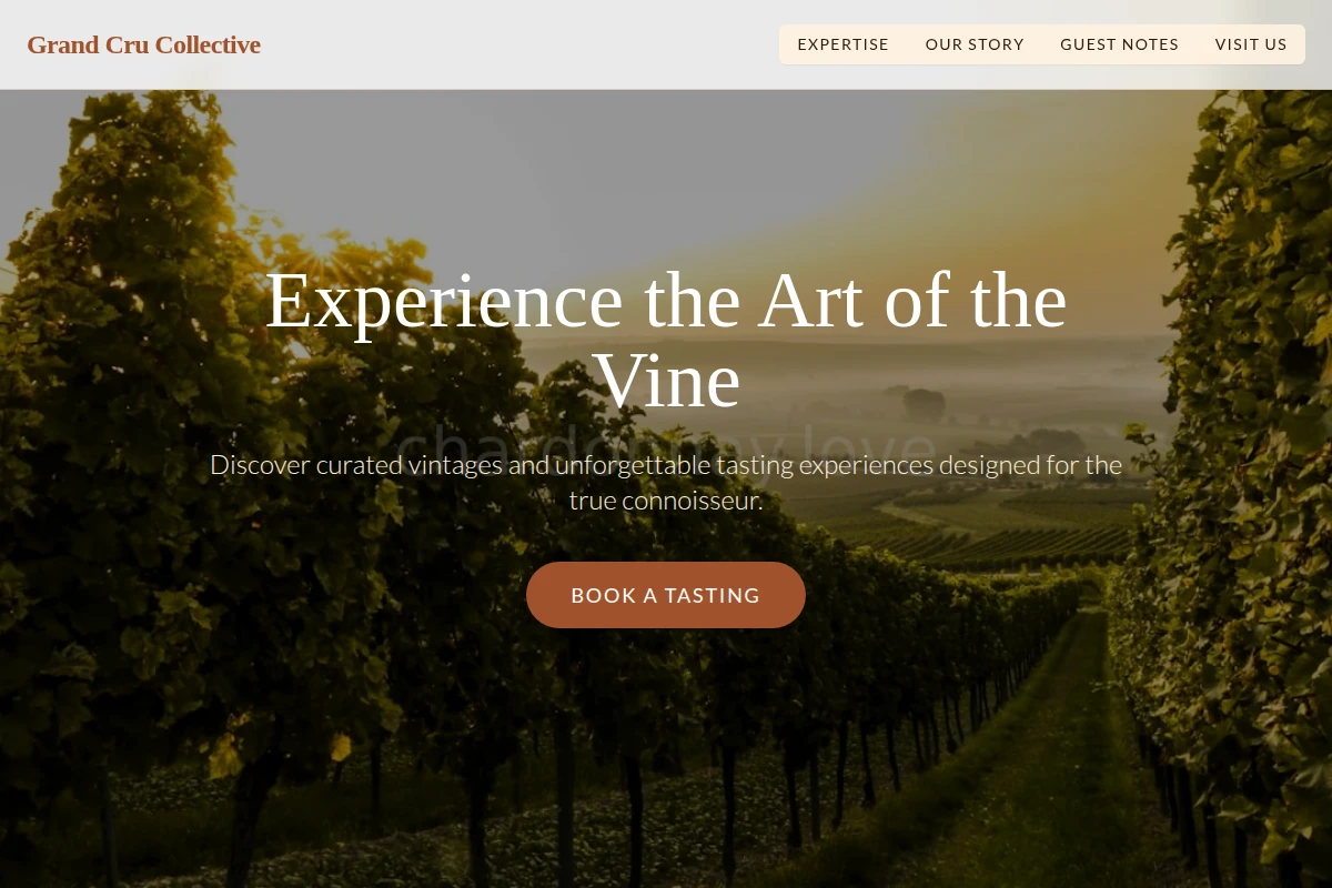 Boutique Vineyard