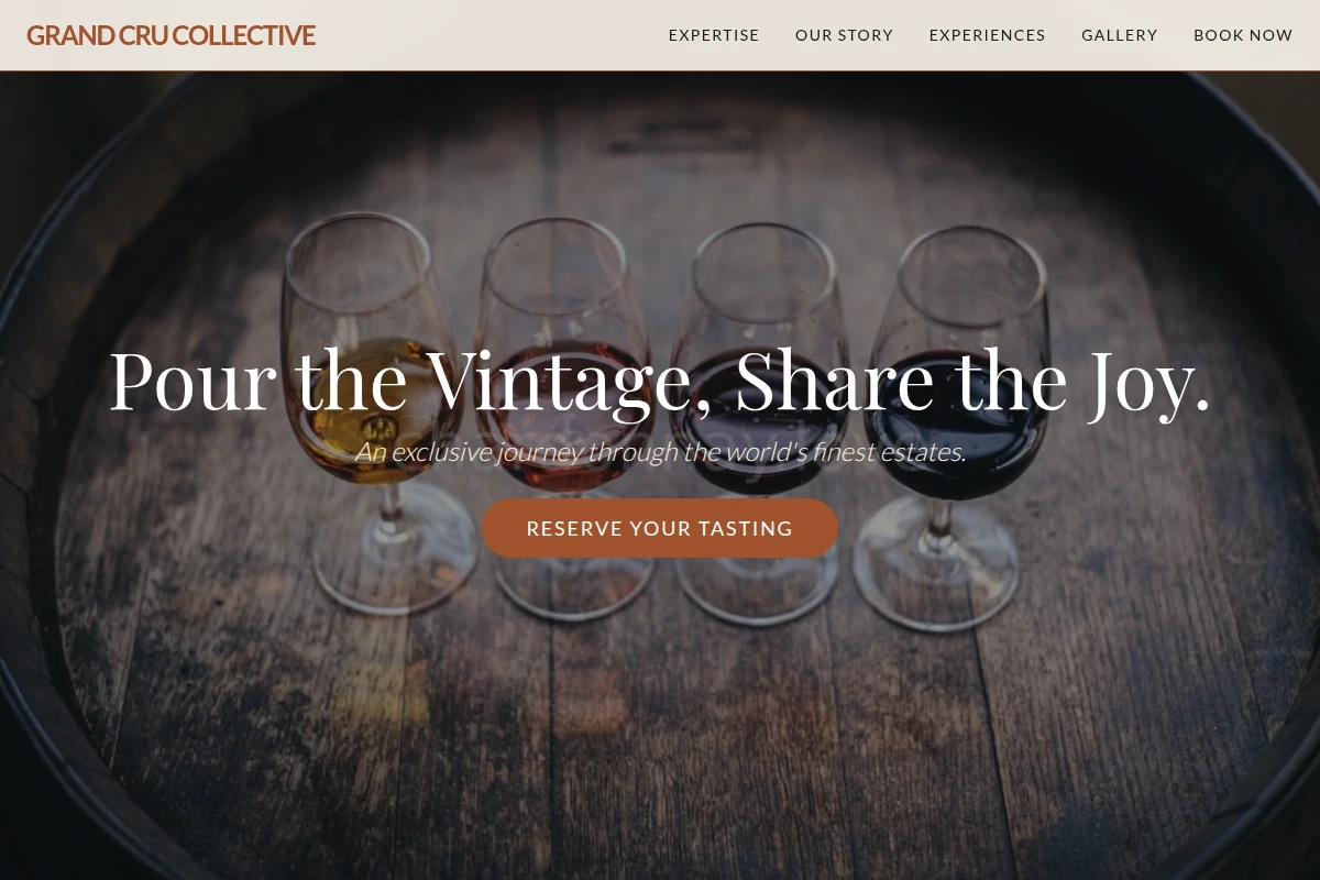 Reserve Wine Tasting
