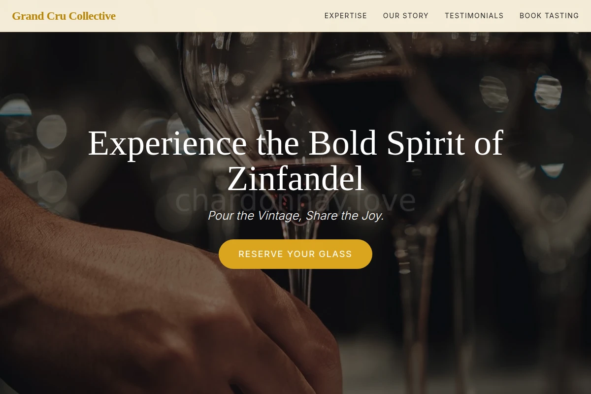Zinfandel Wine Tasting
